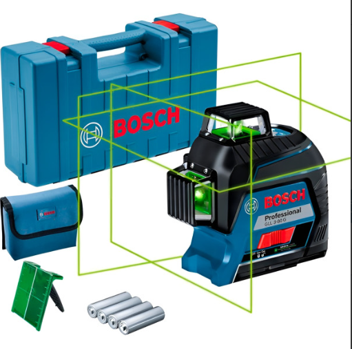 Лазерний нівелір Bosch GLL 3-80 G Professional, в кейсі