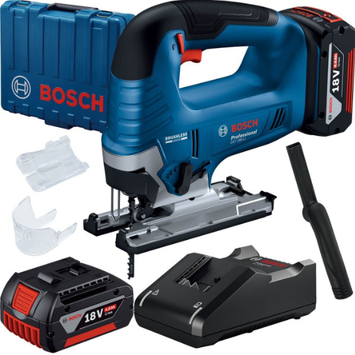 Акумуляторний лобзик Bosch GST 185-LI Professional з 2 акб 4 Ah і з/п, в кейсі