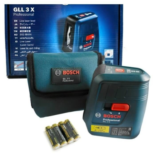 Лазерний нівелір Bosch GLL 3 X Professional з чохлом