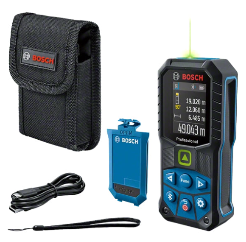Лазерний далекомір Bosch GLM 50-27 CG Professional з акб BA 3.7V 1.0Ah A та кабелем USB-C