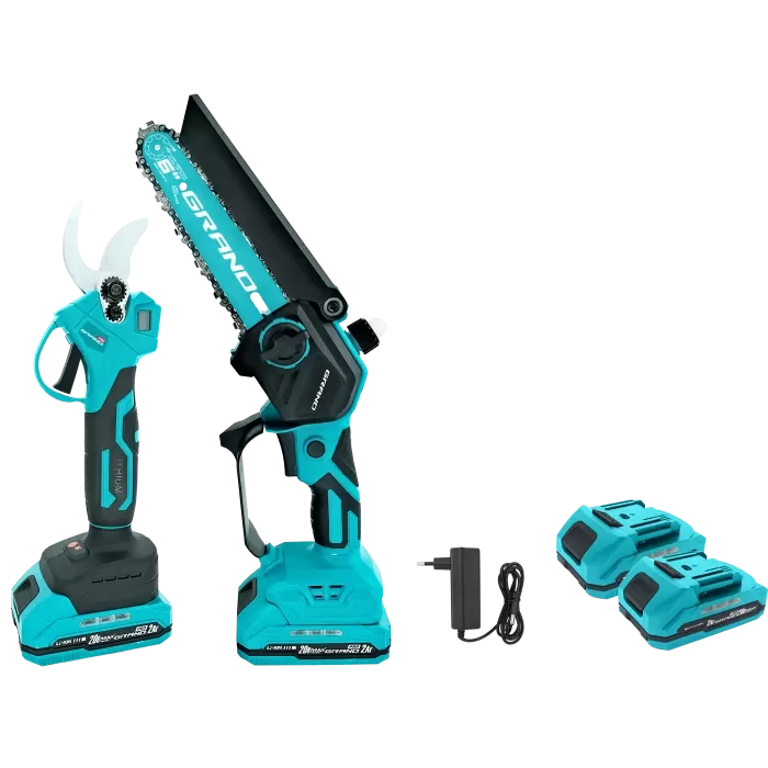 Набор аккумуляторных инструментов Grand № 2G PROF (СА-30F/20BL+АПЦ-6/2-2)