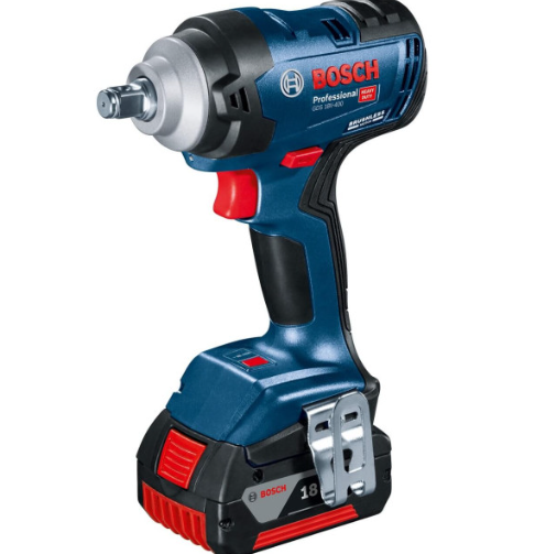 Акумуляторний ударний гайковерт Bosch GDS 18V-400 Professional, 2 акб 5 Ah, з/п GAL 18V-40, у кейсі