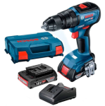 Акумуляторний ударний шурупокрут Bosch GSB 18V-50 Professional, 2 акб GBA 18V 2 Ah і з/п GAL 18V-20 в L-Case