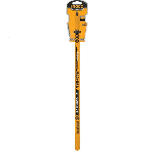 Полотно ножівкове по металу 300 мм 24Т, сталь M42+D6A (5 шт.) INGCO INDUSTRIAL