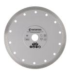 Диск алмазний відрізний з суцільною кромкою 180мм, по керамограніту INTERTOOL CT-3104