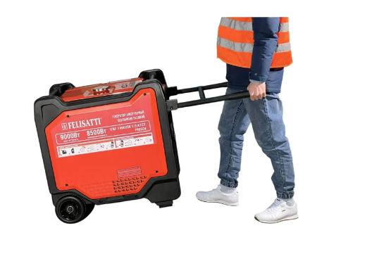 Генератор FELISATTI ІГБГ-14000ЕК АТСП F99503 / 230B/8.5-9 кВт (Электростартер, Запуск з пульта, АТС подготовка, Пропан-Бутан / Метан / Бензин)