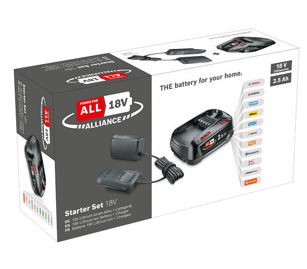 Комплект набір  батарей Bosch PBA 18V 2.5 Аг + AL 18V