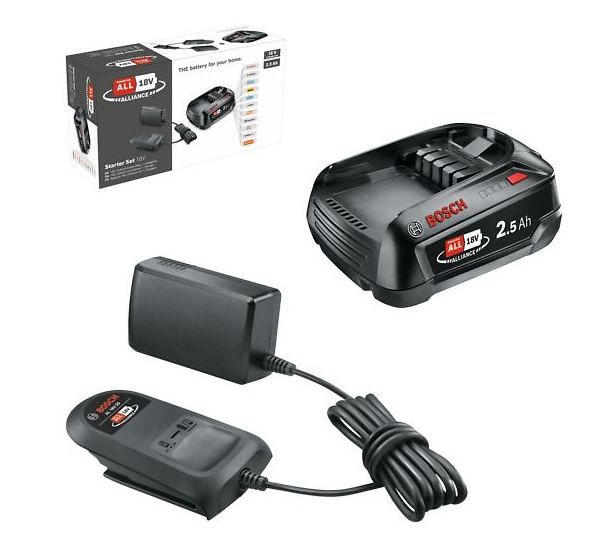 Комплект набір  батарей Bosch PBA 18V 2.5 Аг + AL 18V