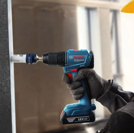 Акумуляторний дриль-шуруповерт Bosch GSR 185-Li Professional, 2 акб 18V 2 Ah у валізі