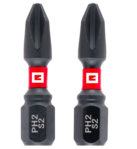 Біта ударна подвійний торсіон  30 мм, S2, PH2, 2 шт, Einhell