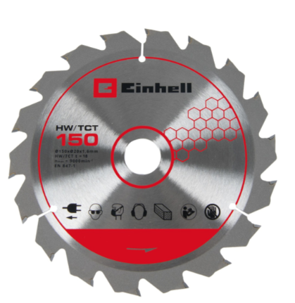 Einhell TCT/HW диск до циркулярної пили, 150х20x1.0 мм, 20 зубців