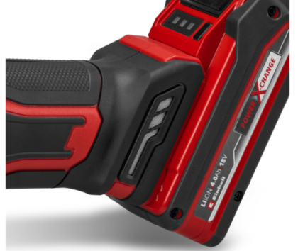 Машина шліф.кутова акумуляторна Einhell X-Change (без акум.), 18В, 125 мм, плавний пуск, 8500 об/хв, акумулятори від 2.5 А*г