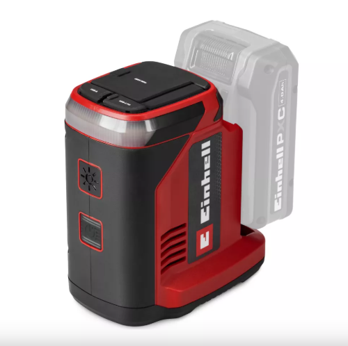 Інвертор акумуляторний Einhell TE-ES 18/150/1 Li-C-Solo X-Change (без акум.), 18 В, 150 Вт, дисплей, 1 розетка 220 В, LED-фонар,