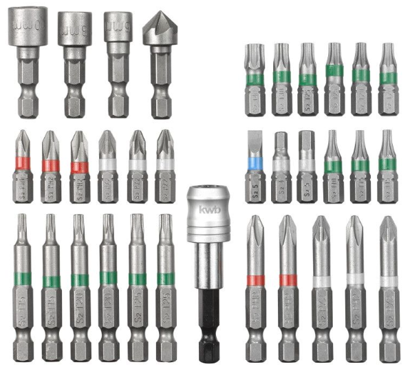  Einhell  S-Box Набір біт, 34 шт, кейс S-Box