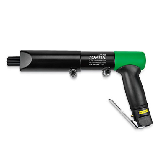 Голчастий зачисний молоток пневматичний для очищення поверхонь посилений (19 голок 34мм 3700уд/хв) KAHB3718 TOPTUL