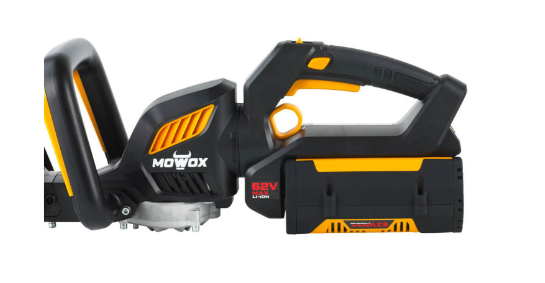 Акумуляторний кущоріз Mowox EHT 6362 Li + АКБ + ЗП : Професійний набір 62V для бездоганного саду