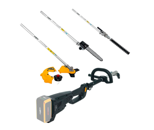 Акумуляторний мультитул Mowox EBC 40 Li MT-Set (3-в-1)+АКБ +ЗП : Повний комплект для догляду за садом