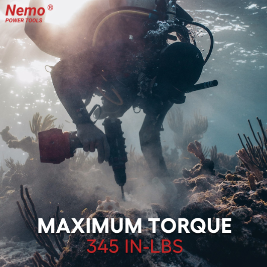 Підводний акумуляторний дриль-шуруповерт Nemo V2 Divers Edition Drill - 50M
