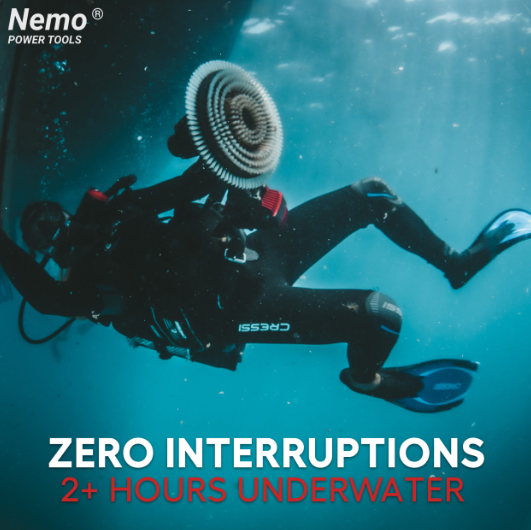 Акумуляторний очисник корпусів суден Nemo Hull Cleaner Electric Brush