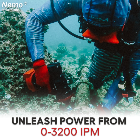 Акумуляторний підводний ударний гайковерт Nemo Impact Wrench - 50M