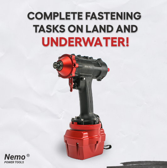 Акумуляторний підводний ударний шуруповерт Nemo Impact Driver - 50M