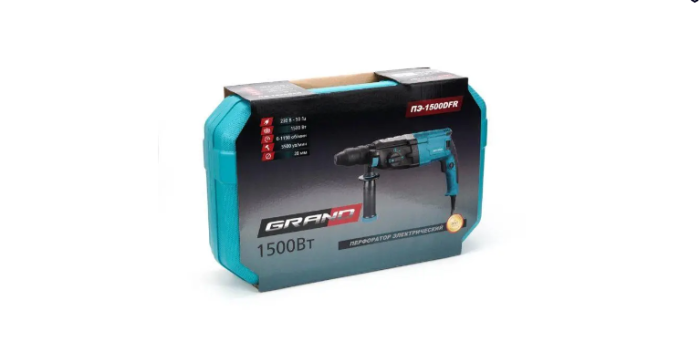 Перфоратор мережевий Grand ПЭ-1500DFR ( патрон DFR-швидкоз'ємний , 5500уд/хв)