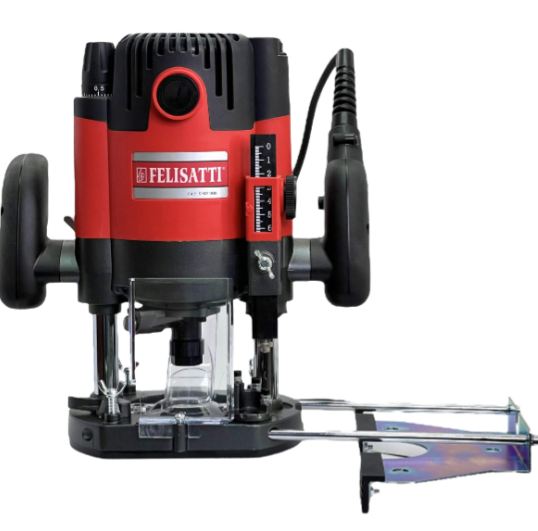 Фрезер Felisatti ФМ-62/2100Э/F61010 , 2100 Вт, 8000-25000 об/хв, цанга 8/12 мм. хід. 62 мм.