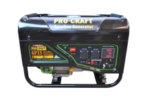 Генератор бензиновий Procraft GP35 2,8/3 кВт, 220 В, 15 л, ручний  старт, мідна обмотка