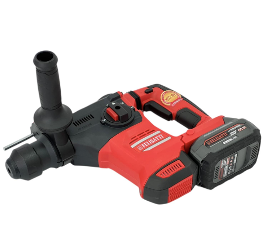 Перфоратор акумуляторний SDS-Plus Felisatti FT15827 ,4.0 Дж  (БЕЗЩІТКОВИЙ ДВИГУН) 0-5200 уд/хв. 60 Nm
