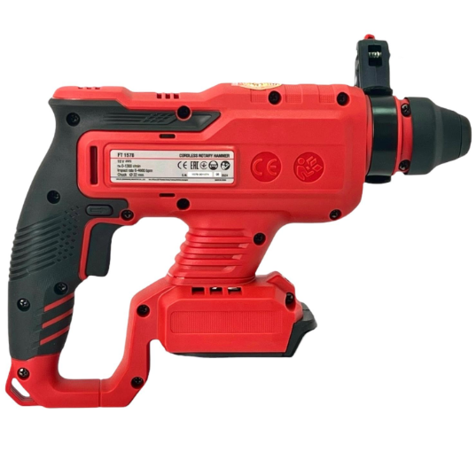 Перфоратор акумуляторний SDS-Plus  Felisatti FT1578 (2.0 Дж , БЕЗЩІТКОВИЙ ДВИГУН,  0-4600 уд/хв)