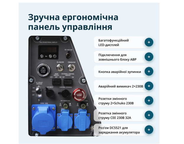 Дизельний інверторний генератор у шумозахисному кожусі KS 6500iDE S ATSR