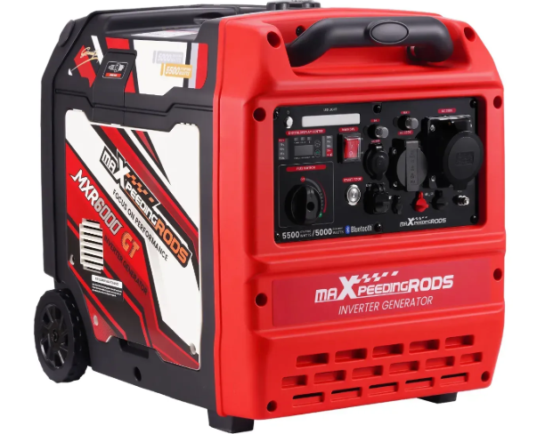 Інверторний генератор MaXpeedingRods MXR6000GT 5,5 кВт, Бензин/газ, 230 В, Bluetooth, електростарт, ECO режим