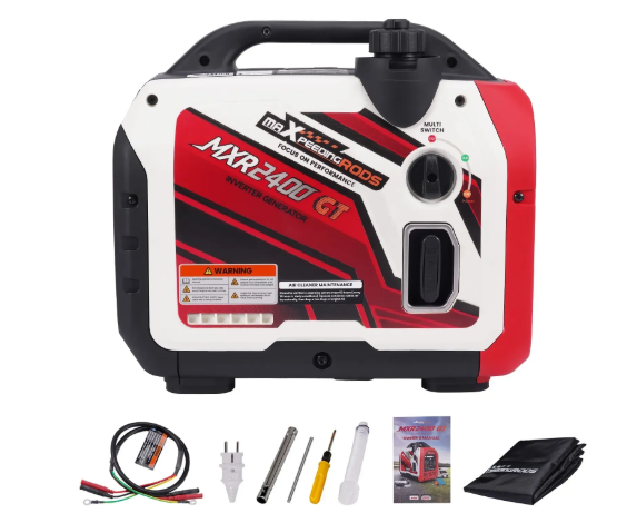 Інверторний генератор MaXpeedingRods MXR2400GT Bluetooth, ECO, LED-дисплей, 58 дБ, 2 кВт