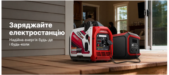 Інверторний генератор MaXpeedingRods MXR2400GT Bluetooth, ECO, LED-дисплей, 58 дБ, 2 кВт