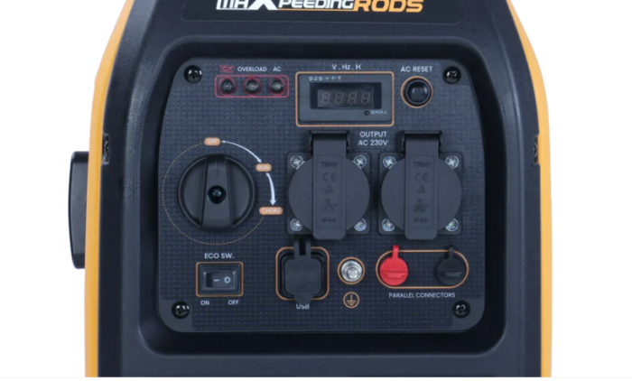 Інверторний генератор MaXpeedingRods MXR3500i - 3,3 кВт, LCD-дисплей, 57Дб, ECO-режим