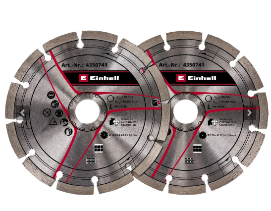 Диски для бороздоділа Einhell 150х22.2 мм, 2 шт (4350741)